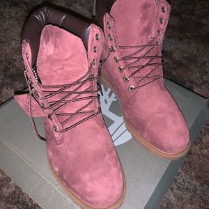 Maroon Timberlands Size 10.5